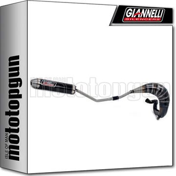 Picture of GIANNELLI FULL SYSTEM EXHAUST ENDURO 2T CARBON HM CRE 50 BAJA DERAPAGE